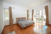 Gorgeous house with front yard and top terrace and lake view for rent in Tay Ho, Hanoi